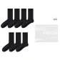 [7 Pack/100% cotton Anti-Pilling]7 Pack Black