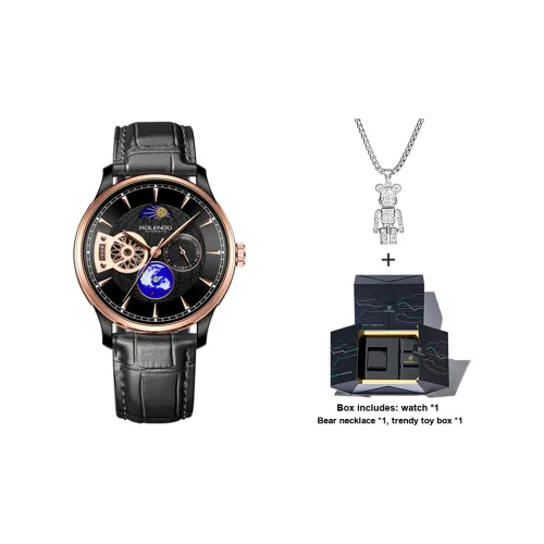 ROLENDO R Глобальный Автоматический Механический Механизм Нержавеющая Сталь Ремешок Часы Мужские Часы Серебристый Циферблат RG7063