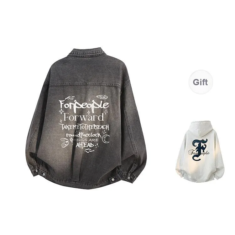 FAX FOR FMACM Denim Jacket Unisex-15
