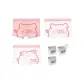 Box 3 Pack (Mimi Pig+White Doo Pig+White Mimi Pig)
