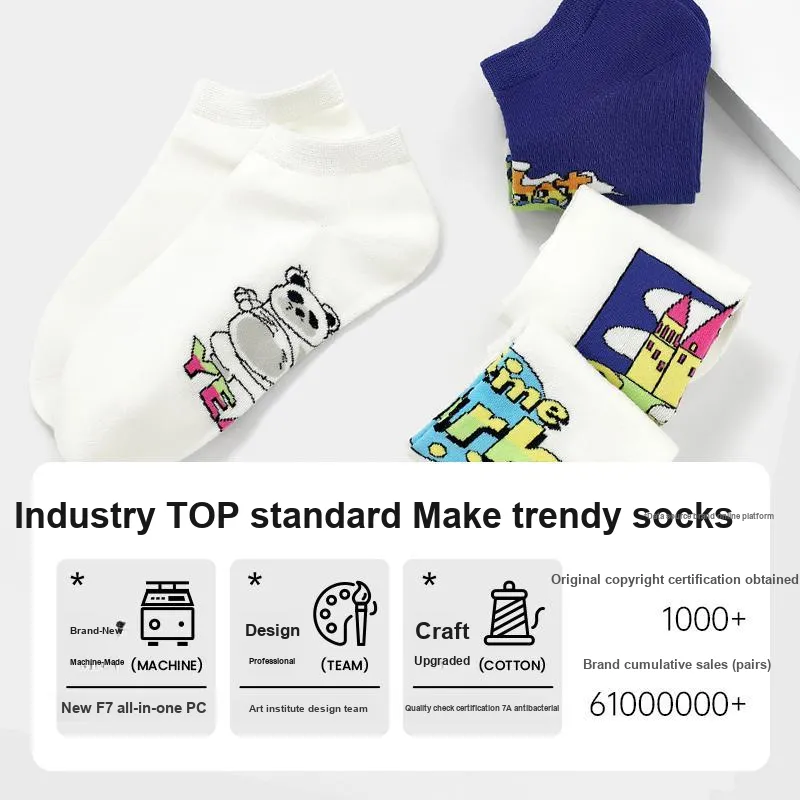 JKN Ankle Socks Unisex 5 Pack Gift Box Set Included-22