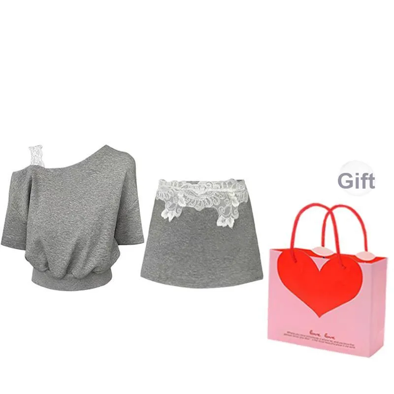 KUNZHUDAXIANG Skirt Set Women's-6