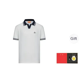 Biyin Leufen Polo Shirt Men's Comes With Brand Aroma Stone
