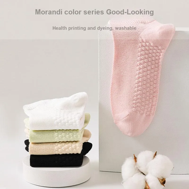 MIIOW Cool One Summer Series No Show Socks Women's 5 Pack-16