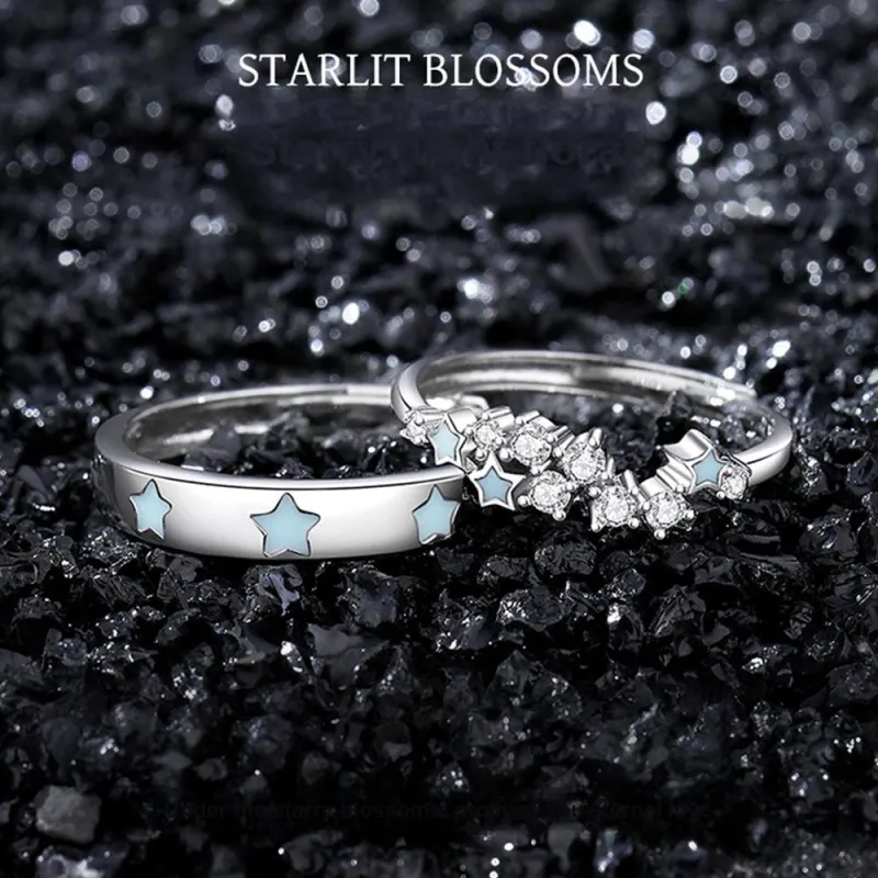 MAGICPOLE S925 Silver With Zircon Rings Unisex Silver-1