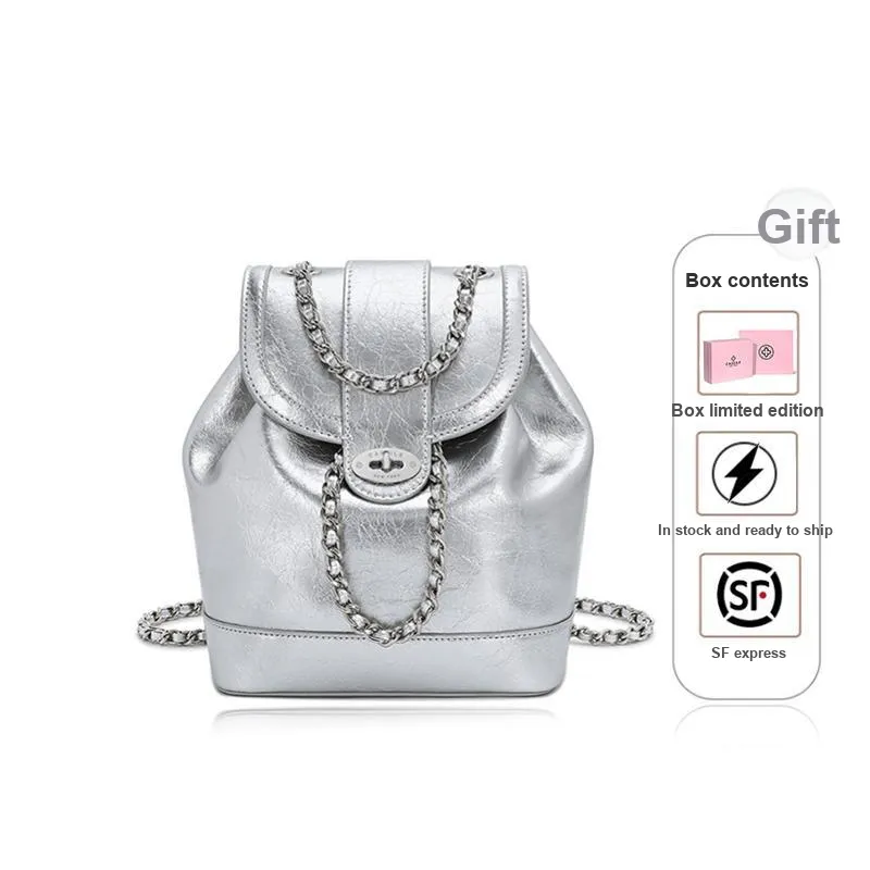 CASSILE Microfiber Synthetic Leather Backpack Bucket Bag Women's Multicolor