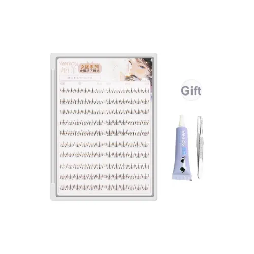 YANROU Female Group Collection Big Cat Paw Нарсовые искусственные ресницы для нижних ресниц Естественный удлинение Стиль