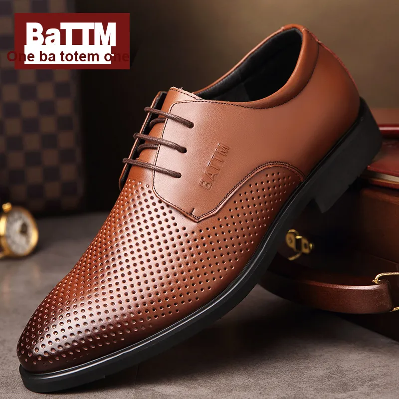 Batotem Casual Leather Shoes Men's-6