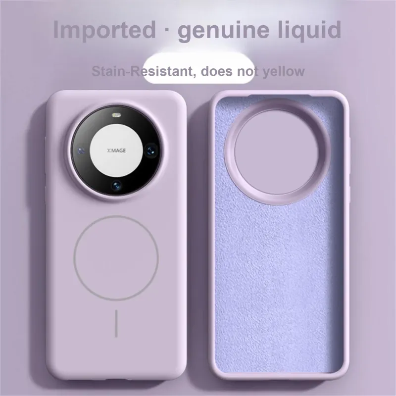 ZHUOJI Silicone Material Precision Hole Phone Cases Compatible With Huawei Mate 70 Pro-1