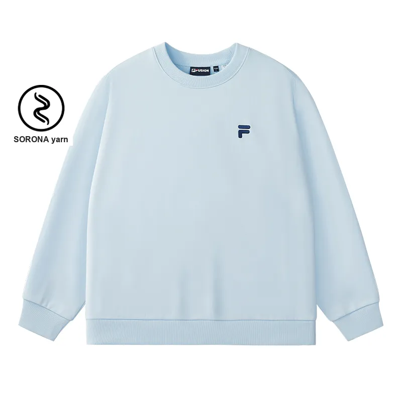FILA FUSION FOB Series Pullover Sweatshirt Unisex Jelly Blue-1