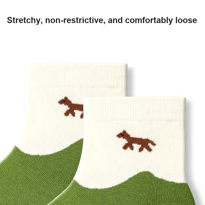 Primeet Mid Calf Socks Men's 5 Pack-5