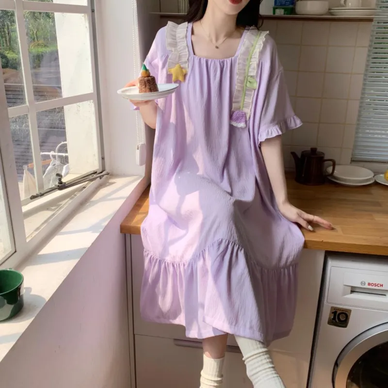 Ta Yan Nightgown Women's Purple-12