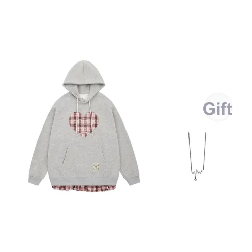 Giyu Серый с ожерельем женские свитшоты