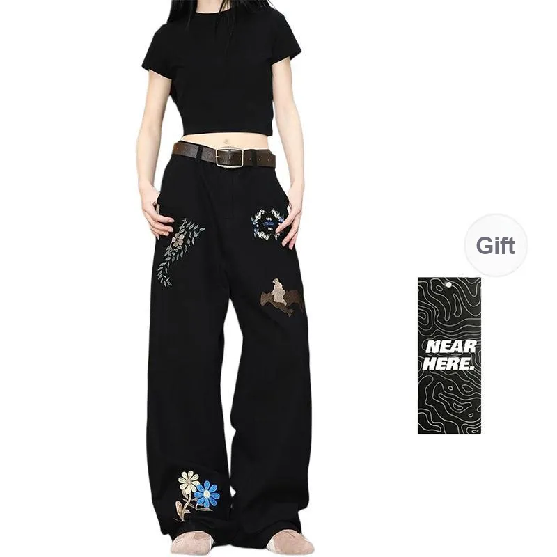 NEAR HERE Jeans Unisex-5
