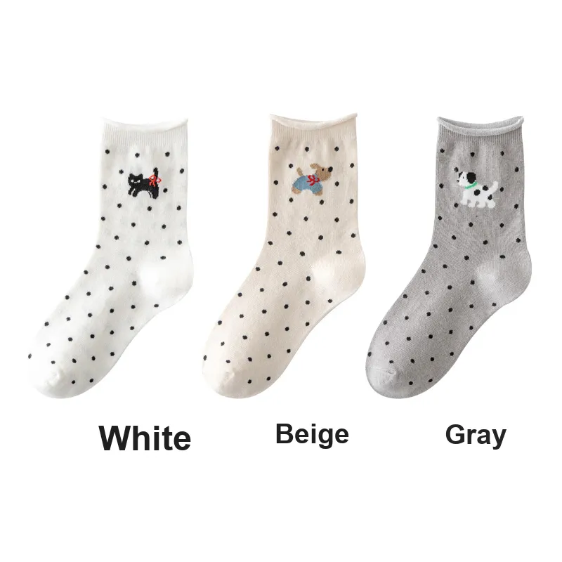 H YXIANG Mid Calf Socks Women's Combo Set-3