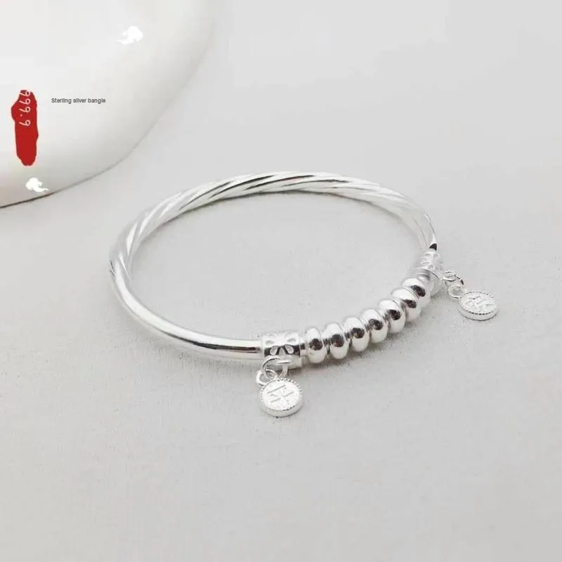 NSAOT 999 Fine Silver Bangles Women's-3