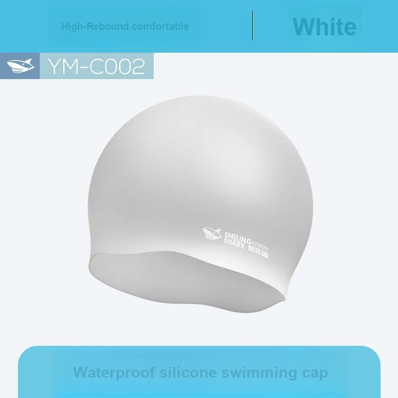 SMILING SHARK Swimming Caps-1