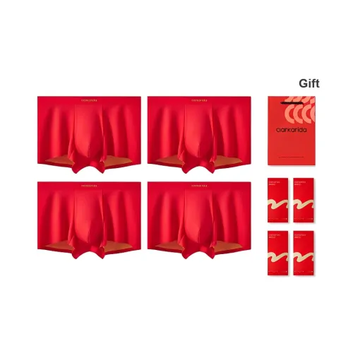 Clarkarida Трусы Мужские 4 Пачки Подарочный Набор Коробка