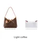 Medium Size-Side-Zipper with Lid-Light Coffee