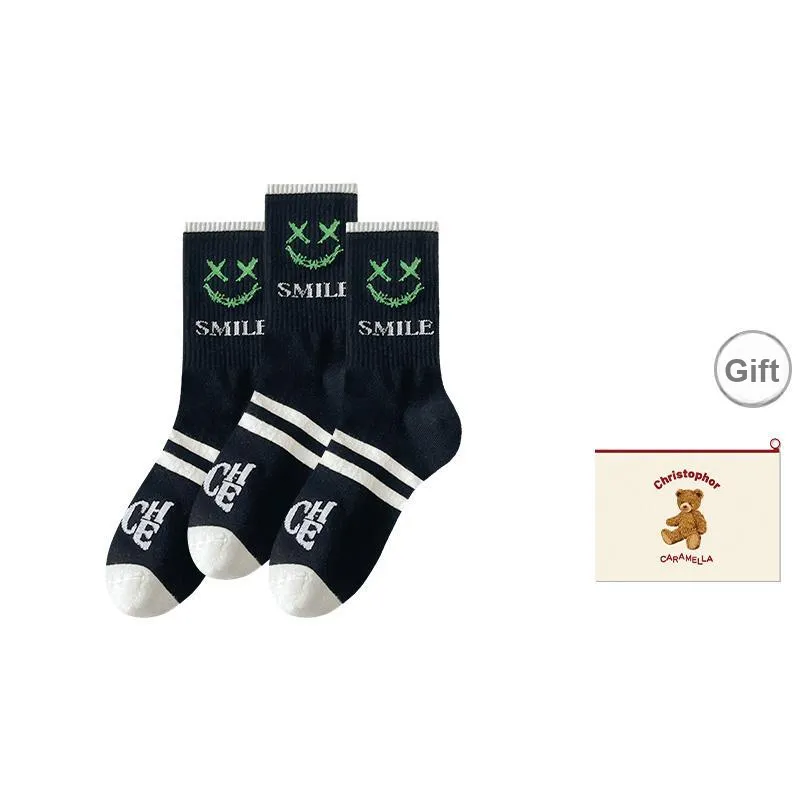 Caramella Mid-Calf Socks Men's Shopping Bag Combo Set-14