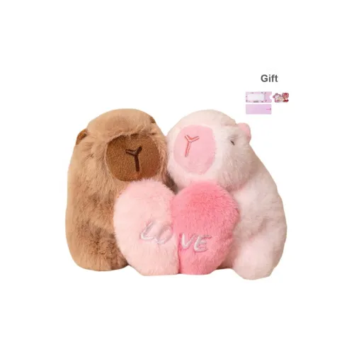 AOLETU Confession Свинья Сердце Snap Пуговица Куклы Плюшевый Брелок 12 см Рекомендуемая высота