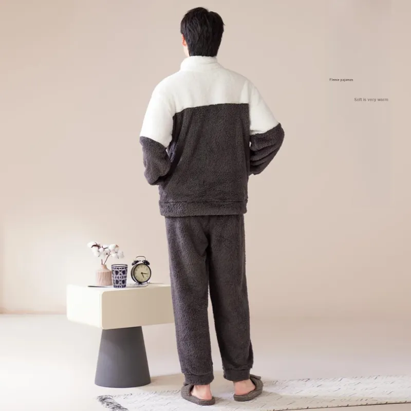 H YXIANG Men Pajama Sets-5
