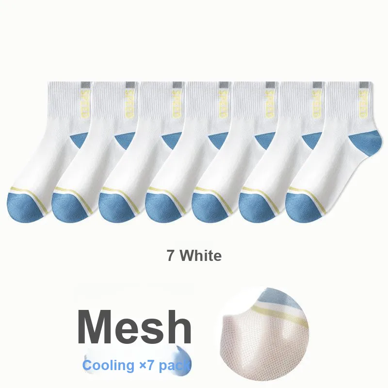 7 SEVFUN Mid Calf Socks Men's Combo Set-33