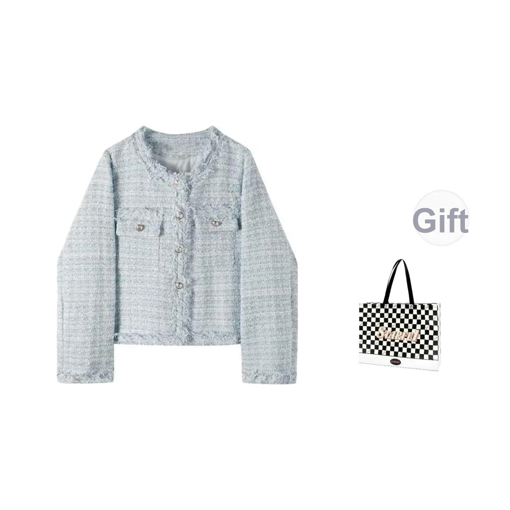 STARFEI Cropped Coats Women's