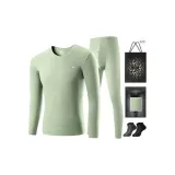 100% cotton High Stretch Set (Gray Green) Antibacterial Soft/Includes 2 Pairs of Cotton Socks+Shopping Bag