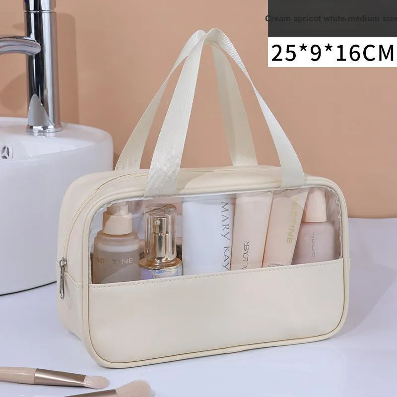 LETOO PVC Makeup Bag Large Size Unisex Multicolor-4