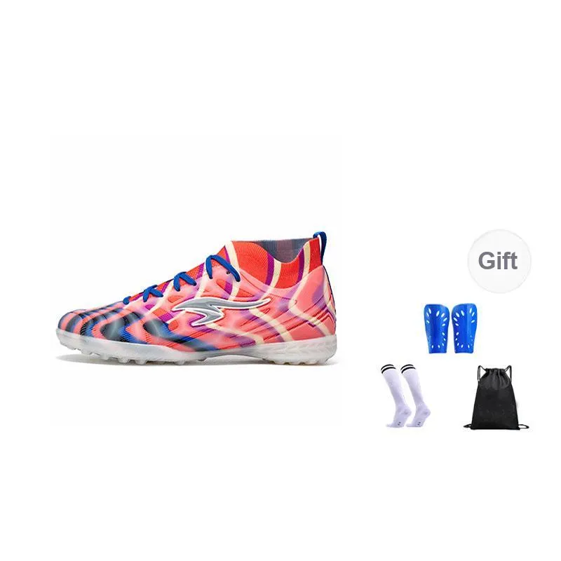 SUNAIS MG Rubber Short Studs TF Rubber Broken Studs Artificial Ground, Natural Ground Breathable Soccer Shoes Unisex-56