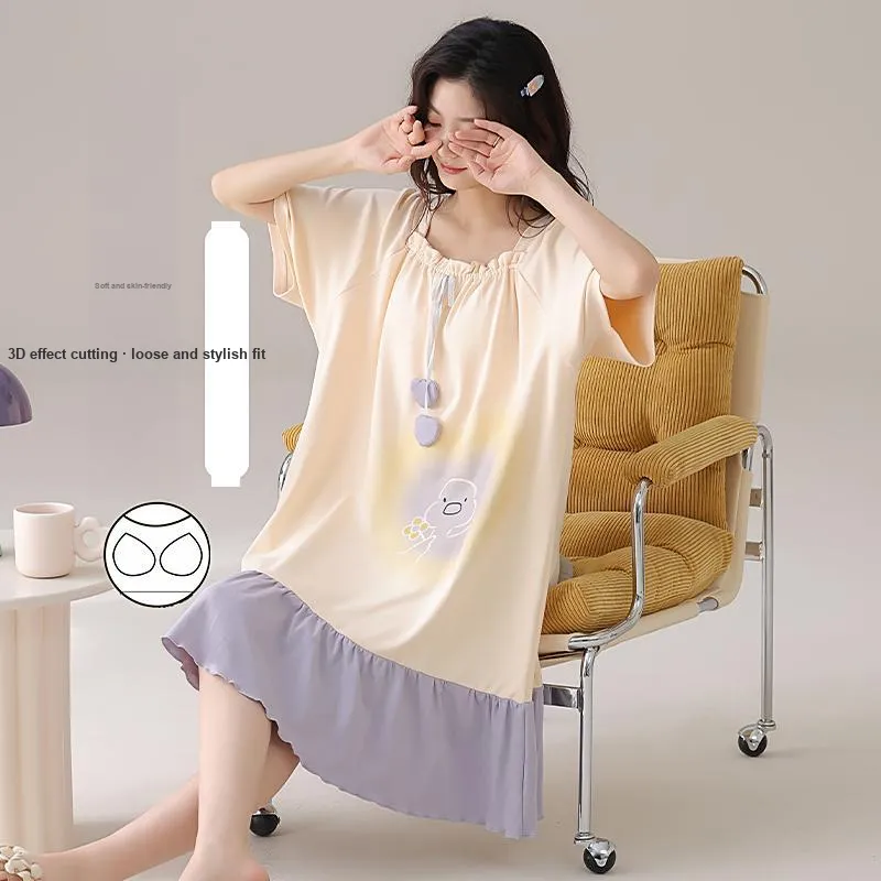 Pretty lady Women's Nightgowns-2