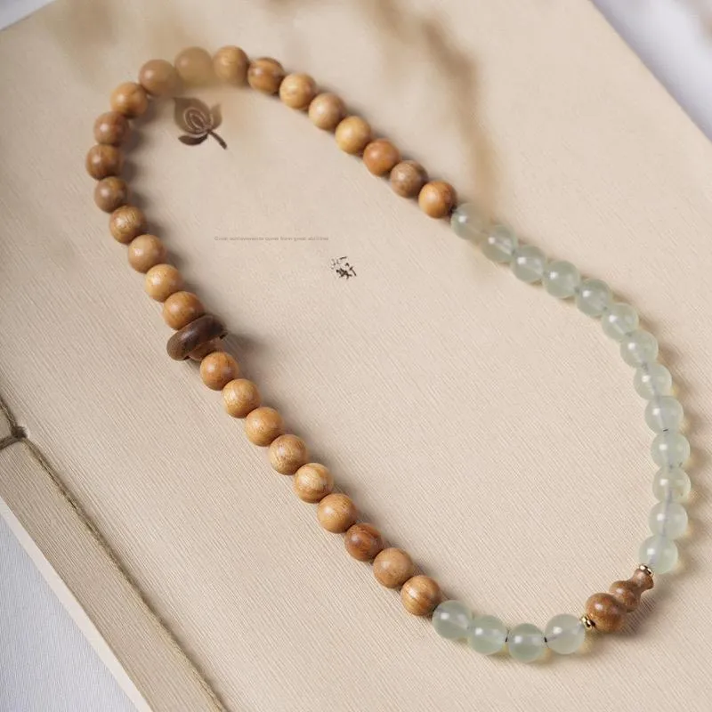Is Here Milky Agarwood Bracelets Unisex-6