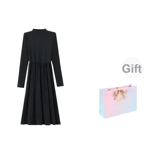 SONDR Длинное платье с длинными рукавами женское