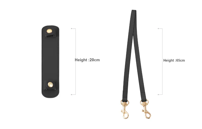 Lan Bao Fan Microfiber Shoulder Strap, Felt Liner Bag Strap Women's Ecru-20