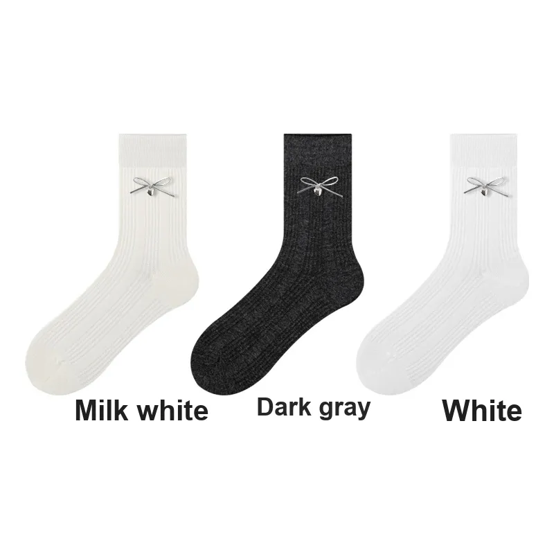H YXIANG Mid Calf Socks Women's Combo Set-7