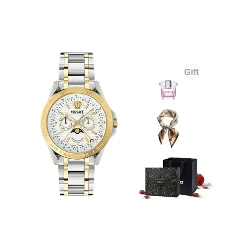 VERSACE Кварцевый механизм Мужские часы 40мм*40мм Белый