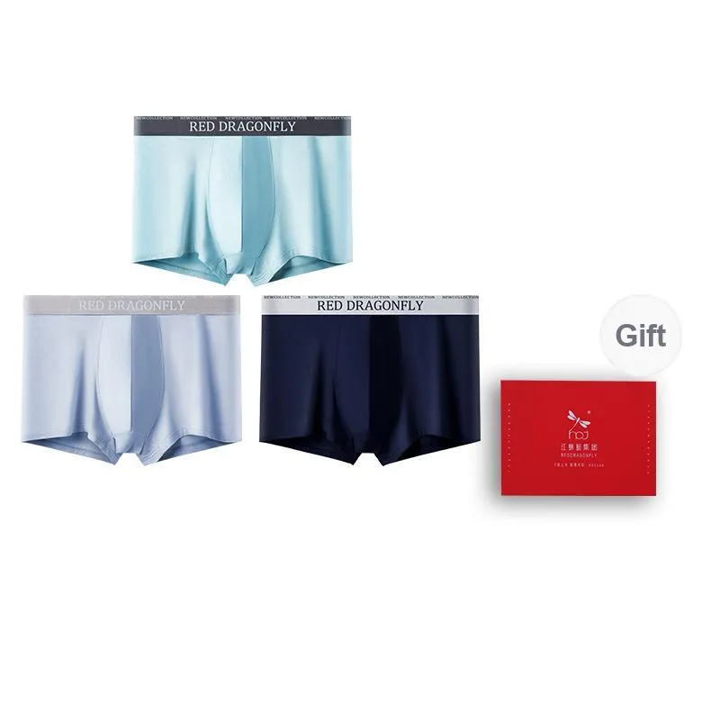 RED DRAGONFLY Underpants Men's 3 Pack Gift Box Set-11