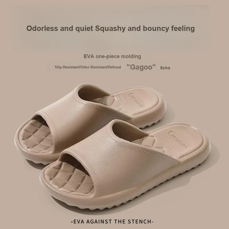 Foot Recreation Diamond Pattern Slip Resistant Comfortable Quiet EVA Minimalist Style All Season Home Slippers-13