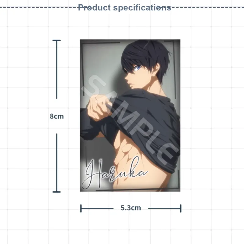 Xhdm Free! Lens Collection Haruka Nanase Model Anime Artboard Prints-3