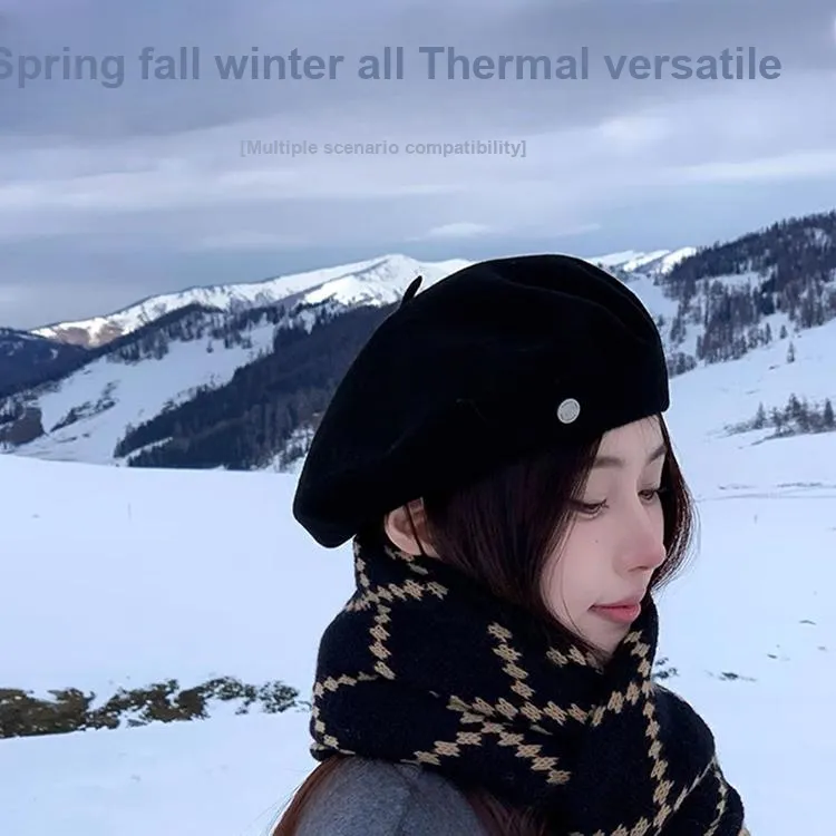 Yalu Polyester Knit Scarves Unisex Gift Box Set-3