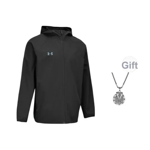 Under Armour Куртка Унисекс Черная С ожерельем