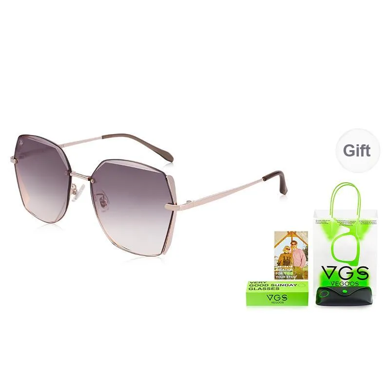 VEGOOS Irregular Shape Sunglasses Women's-8