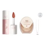 Lip 머드 M01 시나몬 레드 티 + S 타입 크레센트 타입 더블 아이두 패치