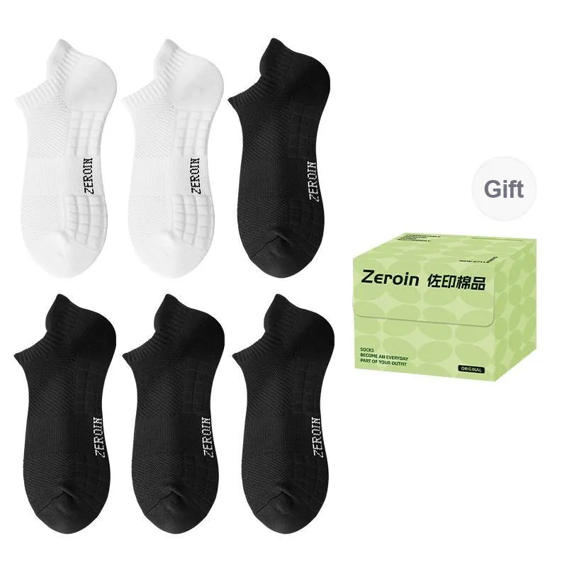 ZEROIN Ankle Socks Unisex Box 6 Pack-59