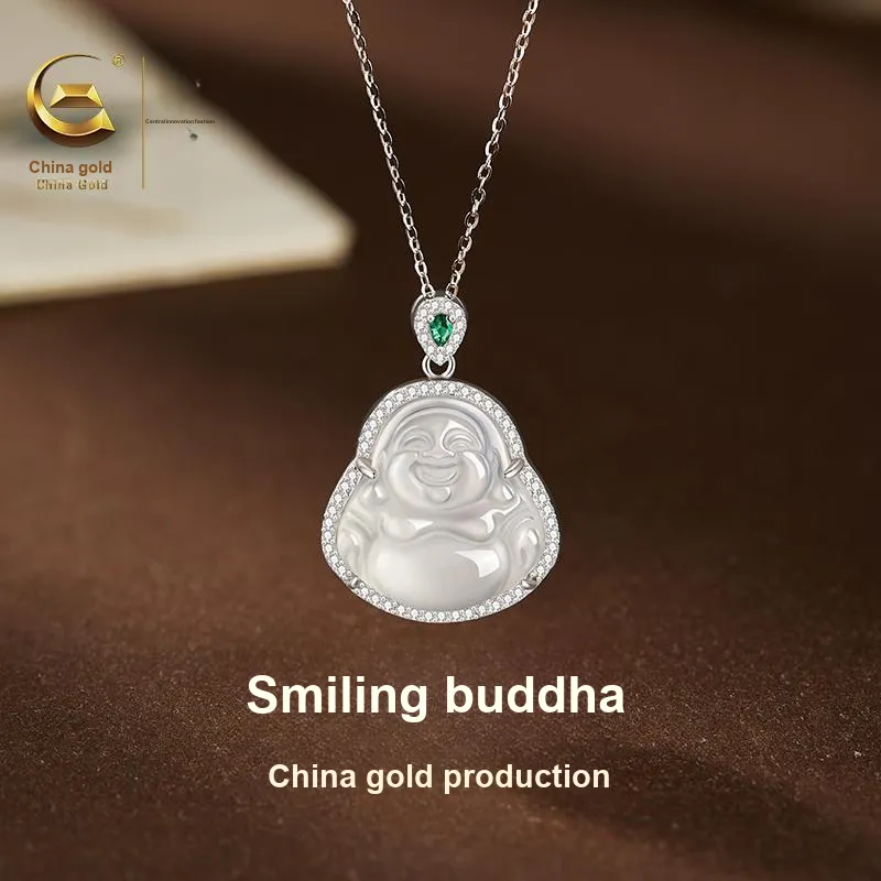 Central Fashion Chalcedony Necklaces Women's-1