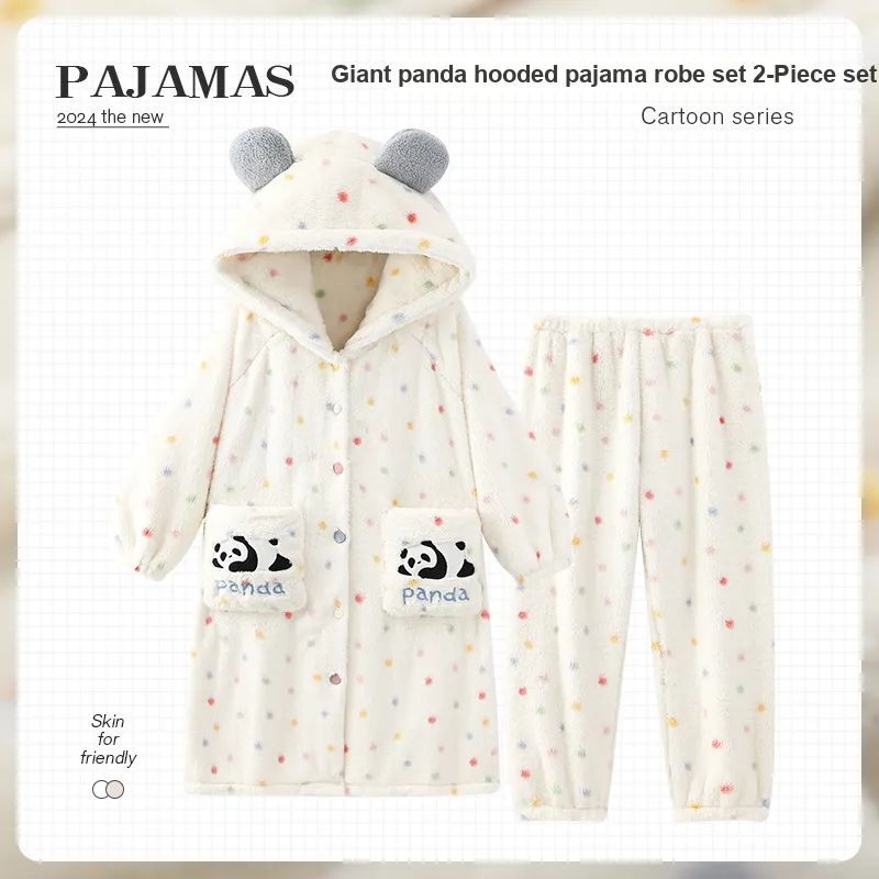 O'MESIK Pajama Set Women's White-1