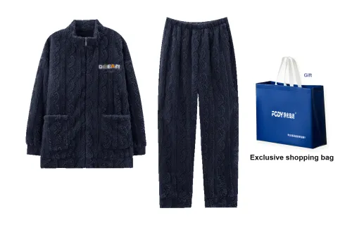 Floating light islands Men Pajama Sets