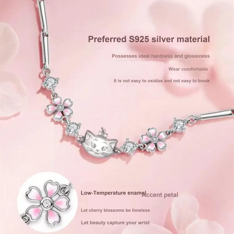 Disney S925 Silver Bracelets Women's-3