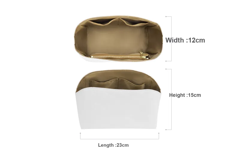 Lan Bao Fan Microfiber Polyurethane Fashion Versatile Shoulder Strap Bag Strap Women's Milk White/Black-56
